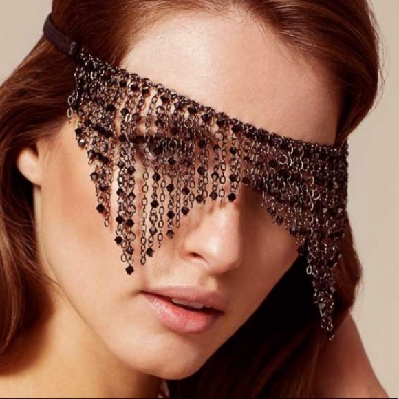 Agent Provocateur Accessories - *Rare* Agent Provocateur Soiree ‘Azaleah’ eyemask with Swarovski crystals